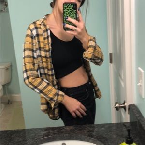 yellow flannel
